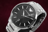  Shop Authentic Emporio Armani Sportivo Black Dial Silver Stainless Steel Watch For Men - AR2457 - Luxxuri