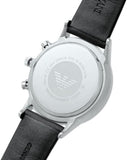  Shop Authentic Emporio Armani Giovanni Analog Black Dial Black Leather Strap Watch For Men - AR11431 - Luxxuri