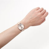  Shop Authentic Emporio Armani Gianni T-Bar Quartz Rose Gold Dial Pink Leather Strap Watch For Women - AR11001 - Luxxuri