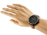  Shop Authentic Tommy Hilfiger Gavin Chronograph Quartz Black Dial Brown Leather Strap Watch for Men - 1791470 - Luxxuri