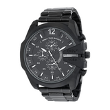  Shop Authentic Diesel Mega Chief Chronograph Black Steel Strap Watch For Men - DZ4283 - Luxxuri
