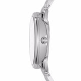 Shop Authentic Fossil Tailor Mother of Pearl Black Dial Silver Steel Strap Watch for Women - ES3911 - Luxxuri
