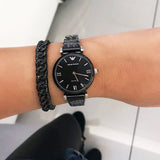 Shop Authentic Emporio Armani Ceramica Black Dial Black Ceramic Strap Watch For Women - AR1487 - Luxxuri