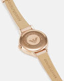  Shop Authentic Emporio Armani Gianni T-Bar Quartz Rose Gold Dial Pink Leather Strap Watch For Women - AR11001 - Luxxuri