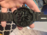  Shop Authentic Diesel Mr Daddy 2.0 Chronograph Black Dial Black Stainless Steel Watch For Men - DZ7396 - Luxxuri