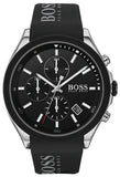  Shop Authentic Hugo Boss Velocity Black Dial Black Leather Strap Watch for Men - 1513716 - Luxxuri