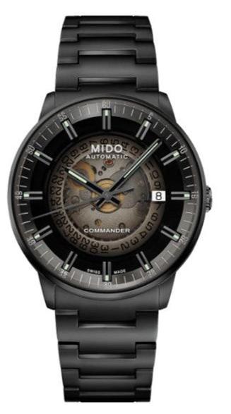  Shop Authentic Mido Commander II Automatic Gradient Black Dial Black Steel Strap Watch For Men - M021.407.33.411.00 - Luxxuri