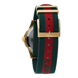  Shop Authentic Gucci Le Marche des Merveilles Green & Red Dial Green & Red NATO Strap Unisex Watch - YA126487 - Luxxuri