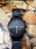  Shop Authentic Burberry Sport Chronograph Black Dial Black Steel Strap Watch for Men - BU7703 - Luxxuri