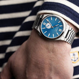  Shop Authentic Citizen Tsuyosa Automatic Blue Dial Silver Steel Strap Watch For Men - NK5010-51L - Luxxuri