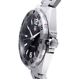  Shop Authentic Tag Heuer Formula 1 Stainless Steel 41mm Black Dial Silver Steel Strap Watch for Men - WAZ1112.BA0875 - Luxxuri