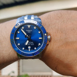  Shop Authentic Tissot Seastar 1000 Blue Dial Silver Steel Strap Watch For Men - T120.410.11.041.00 - Luxxuri