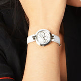  Shop Authentic Tissot T Trend Flamingo Valentines Mother of Pearl White Dial White Leather Strap Watch For Women - T094.210.16.111.01 - Luxxuri
