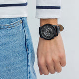  Shop Authentic Armani Exchange Banks Chronograph Black Dial Black Steel Strap Watch For Men - AX1722 - Luxxuri