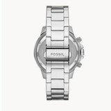  Shop Authentic Fossil Bannon Multifunction Chronograph Silver Dial Silver Steel Strap Watch for Men - BQ2490 - Luxxuri