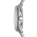  Shop Authentic Fossil Cecile Chronograph Silver Dial Silver Steel Strap Watch for Women - AM4481 - Luxxuri