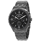  Shop Authentic Fossil Forrester Chronograph Black Dial Grey Steel Strap Watch for Men - FS5606 - Luxxuri