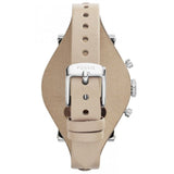  Shop Authentic Fossil Boyfriend White Dial Beige Leather Strap Watch for Women - ES3811 - Luxxuri