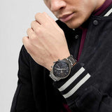  Shop Authentic Fossil Townsman Chronograph Black Dial Silver Steel Strap Watch for Men - FS5349 - Luxxuri