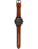  Shop Authentic Fossil Goodwin Luggage Chronograph Black Dial Brown Leather Strap Watch for Men - FS5501 - Luxxuri