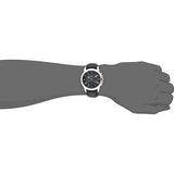  Shop Authentic Fossil Grant Chronograph Blue Dial Black Leather Strap Watch for Men - FS4990 - Luxxuri