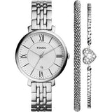  Shop Authentic Fossil Jacqueline White Dial Silver Steel Strap Watch for Women - ES3920 - Luxxuri
