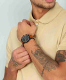  Shop Authentic Fossil Goodwin Luggage Chronograph Black Dial Brown Leather Strap Watch for Men - FS5501 - Luxxuri