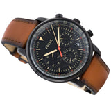  Shop Authentic Fossil Goodwin Luggage Chronograph Black Dial Brown Leather Strap Watch for Men - FS5501 - Luxxuri