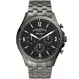 Shop Authentic Fossil Forrester Chronograph Black Dial Grey Steel Strap Watch for Men - FS5606 - Luxxuri
