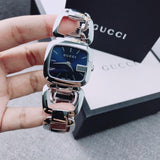  Shop Authentic Gucci G Gucci Blue Dial Silver Steel Strap Watch For Women - YA125405 - Luxxuri