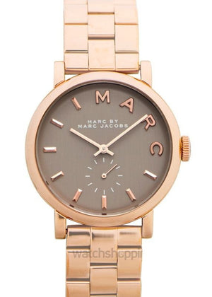  Shop Authentic Marc Jacobs Baker Brown Dial Rose Gold Steel Strap Watch for Women - MBM8632 - Luxxuri