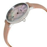  Shop Authentic Fossil Jacqueline Blush Mother of Pearl Dial Pink Leather Strap Watch for Women - ES4151 - Luxxuri