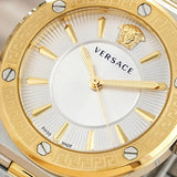  Shop Authentic Versace Hellenyium Green Dial Two Tone Steel Strap Watch for Women - VEVH00620 - Luxxuri