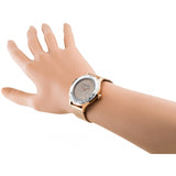  Shop Authentic Swarovski Octea Nova Grey Dial Gold Mesh Bracelet Watch for Women - 5451634 - Luxxuri