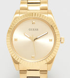  Shop Authentic Guess Connoisseur Analog Gold Dial Gold Steel Strap Watch For Men - GW0542G2 - Luxxuri