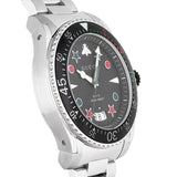  Shop Authentic Gucci Dive Quartz Black Dial Silver Steel Strap Watch For Men - YA136221 - Luxxuri