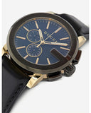  Shop Authentic Gucci G Chrono Black Dial Black Leather Strap Watch For Men - YA101203 - Luxxuri