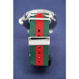  Shop Authentic Gucci Dive White Dial Red & Green Nylon Strap Watch For Men - YA136207 - Luxxuri