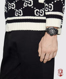  Shop Authentic Gucci Dive Quartz Kingsnake Black Dial Black Rubber Strap Watch For Men - YA136217 - Luxxuri