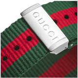  Shop Authentic Gucci Dive White Dial Red & Green Nylon Strap Watch For Men - YA136207 - Luxxuri