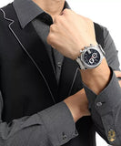  Shop Authentic Gucci G Chrono Diamonds Black Dial Silver Steel Strap Watch For Men - YA101324 - Luxxuri
