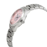  Shop Authentic Gucci G Timeless Quartz Mother of Pearl Pink Dial Silver Steel Strap Watch For Women - YA1265013 - Luxxuri