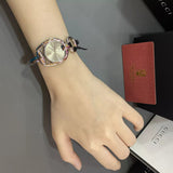  Shop Authentic Gucci Horsebit Collection Quartz Brown Dial Silver Steel Strap Watch For Women - YA139501 - Luxxuri