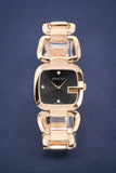  Shop Authentic Gucci G Gucci Diamonds Black Dial Rose Gold Steel Strap Watch For Women - YA125409 - Luxxuri