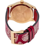  Shop Authentic Gucci G Timeless Quartz Red Dial Red Leather Strap Watch For Women - YA1264054 - Luxxuri