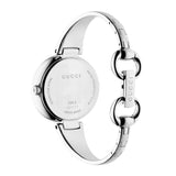  Shop Authentic Gucci Guccissima Diamonds Mother of Pearl Dial Silver Steel Strap Watch For Women - YA134303 - Luxxuri