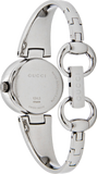  Shop Authentic Gucci Guccissima Quartz Diamonds Brown Dial Silver Steel Strap Watch For Women - YA134503 - Luxxuri