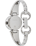  Shop Authentic Gucci Guccissima Quartz Diamonds Brown Dial Silver Steel Strap Watch For Women - YA134503 - Luxxuri