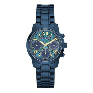  Shop Authentic Guess Sunrise Multifunction Blue Dial Blue Steel Strap Watch for Women - W0448L10 - Luxxuri