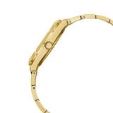  Shop Authentic Guess Crystalline Diamonds Gold Dial Gold Steel Strap Watch for Women - GW0114L2 - Luxxuri